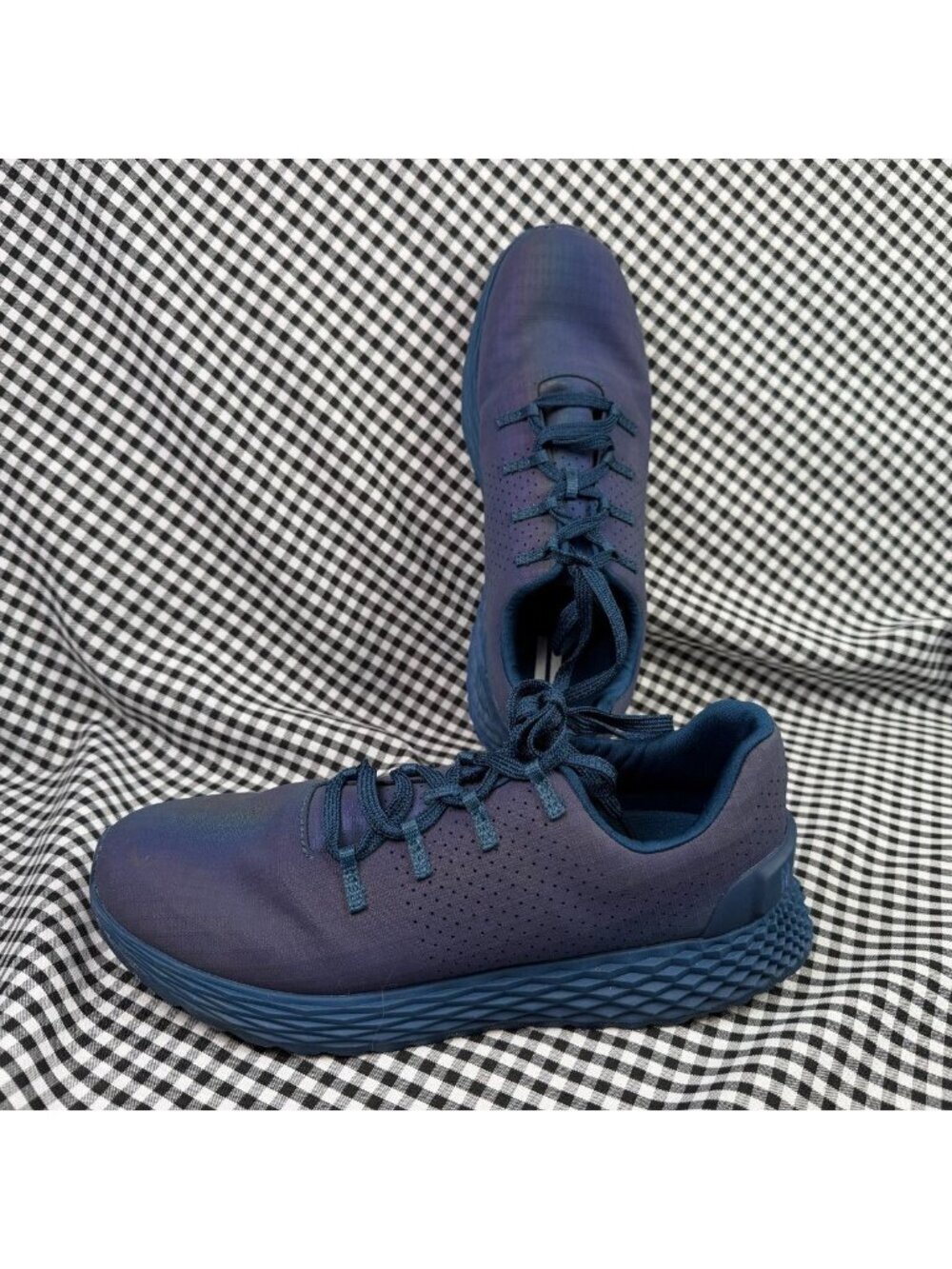 Nobull Ripstop Runner Blue Iridescent Trainers Mens 8 Womens 9.5 EU 41 Gym Shoes